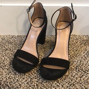 SOLD A New Day Black Strappy Heel